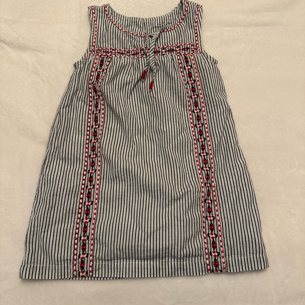Vineyard Vines shimmer embroidered girls dress